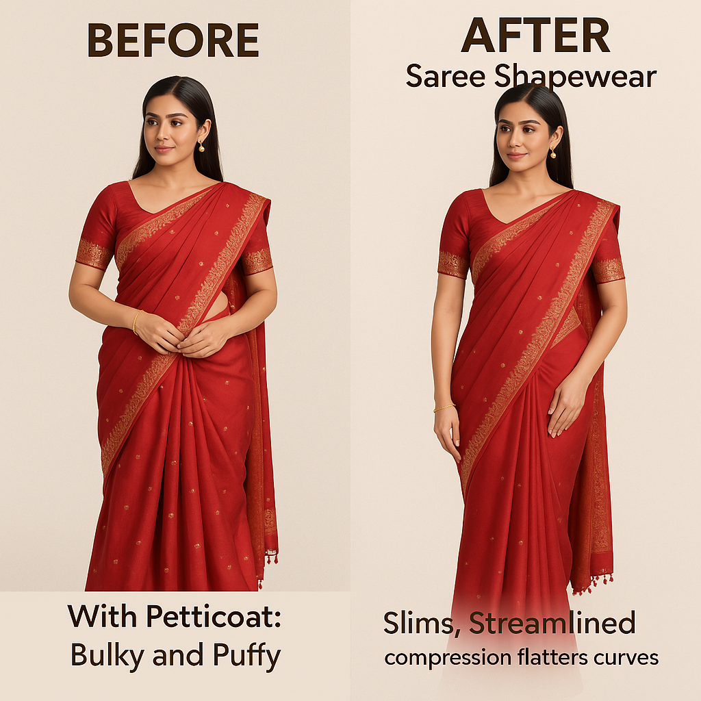 VitalVogue Saree Shapewear for Slim look & Comfort