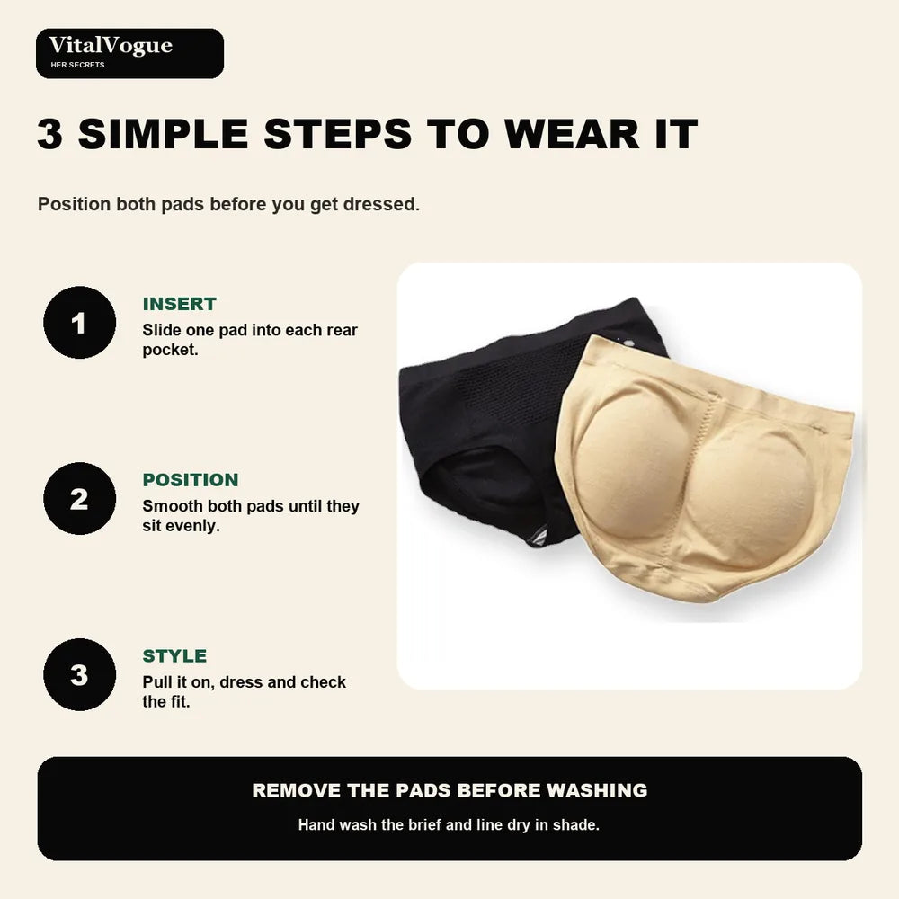 VitalVogue Padded Butt Lifter Panty