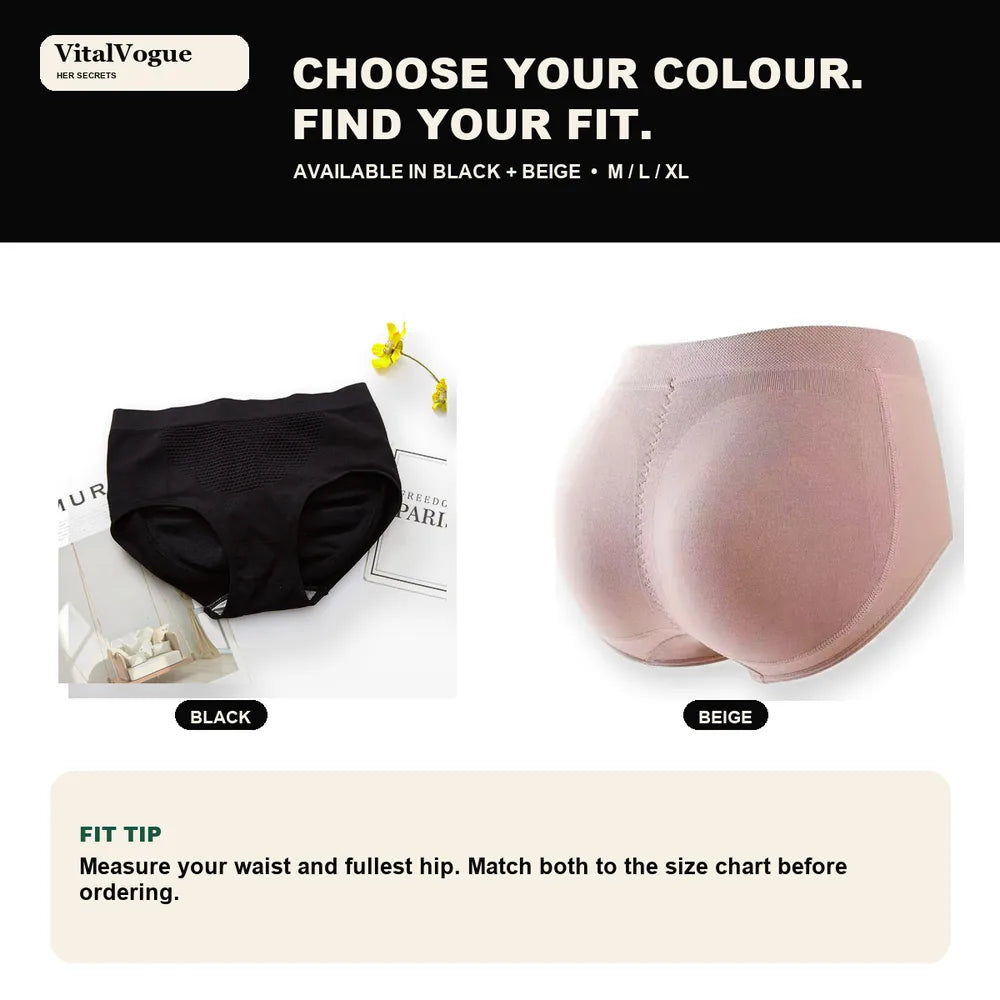 VitalVogue Padded Butt Lifter Panty