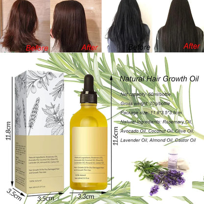 Vegan Natural Hair Growth Oil