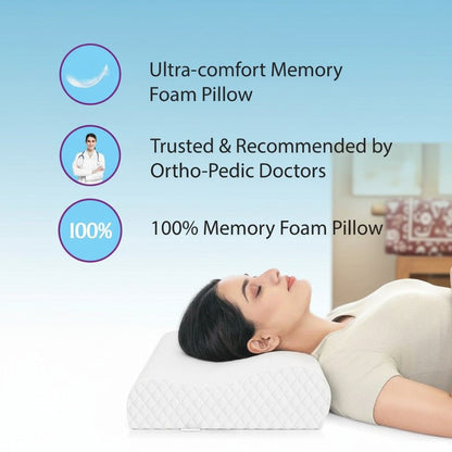 VitalVogue Memory Foam Pillow Pain Relief Pro